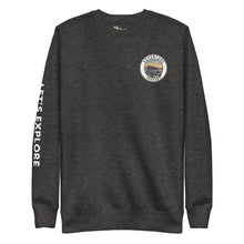 Load image into Gallery viewer, Unisex Fleece Crewneck Adventure Seekers Charcoal Heather S