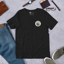 Load image into Gallery viewer, Short-Sleeve Unisex T-Shirt Adventure Seekers Black Heather XS