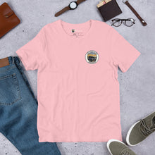Load image into Gallery viewer, Short-Sleeve Unisex T-Shirt Adventure Seekers Pink S